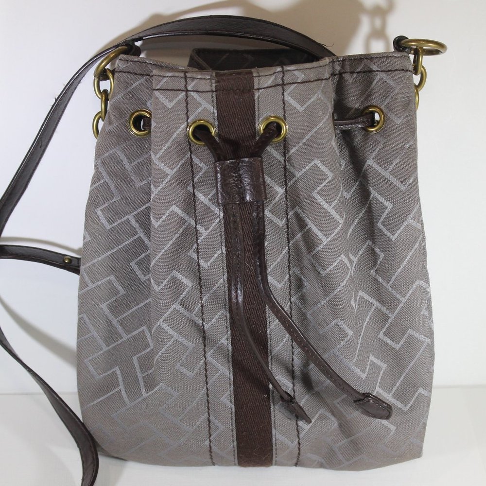 TOMMY HILFIGER Drawstring Simple Bag Purse - Picture 2 of 7